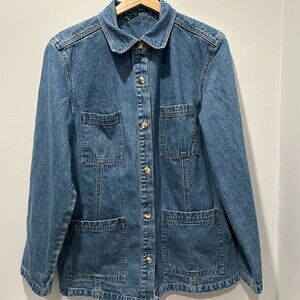 Northern Reflections Denim Button Up/Chore Coat